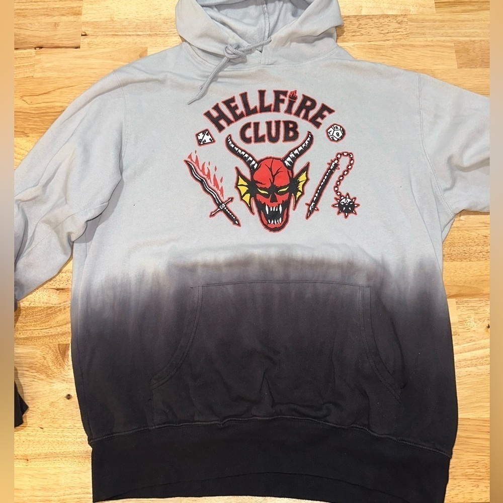 Stranger Things Hellfire Club Pullover Hoodie - M… - image 7